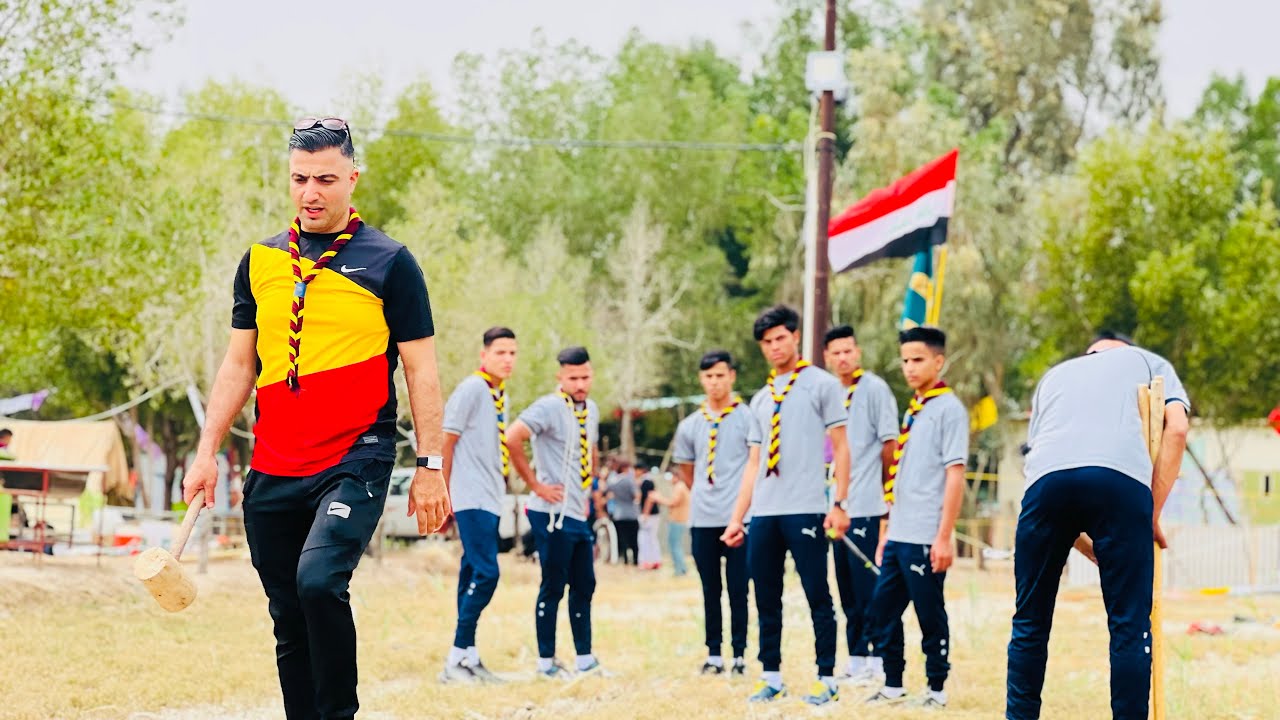 لحضات عالمية بعدسة كشافة واسط لاجواء المخيم الكشفي الوطني لمرحلة الكشاف المتقدم في السنية