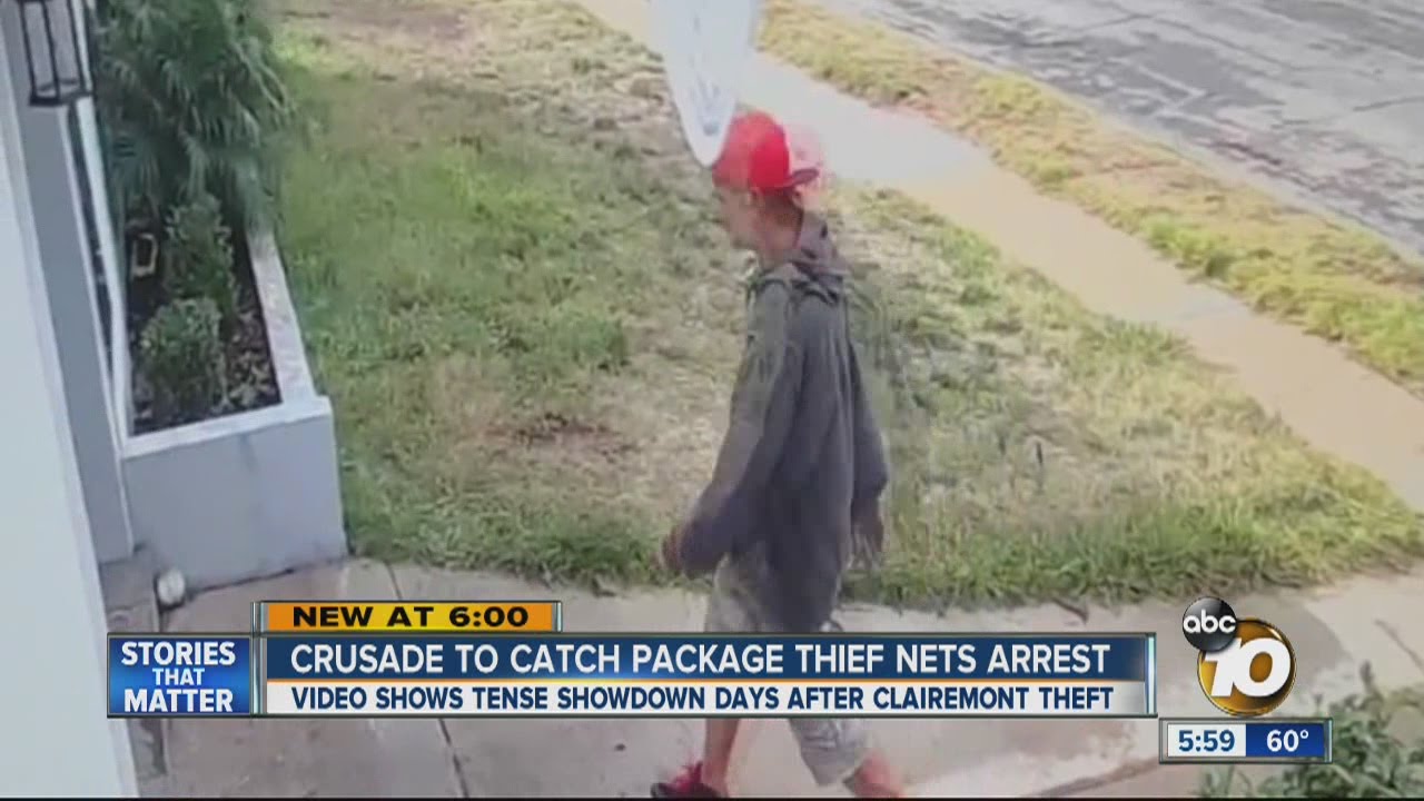 Homeowner relentless in catching package thief