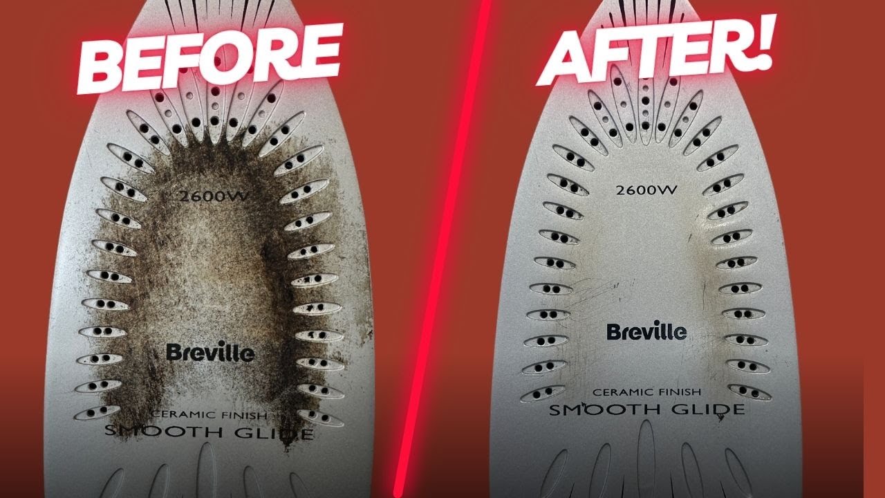 🌟 Узнайте, как очистить грязное дно утюга | Советы по чистке утюга!