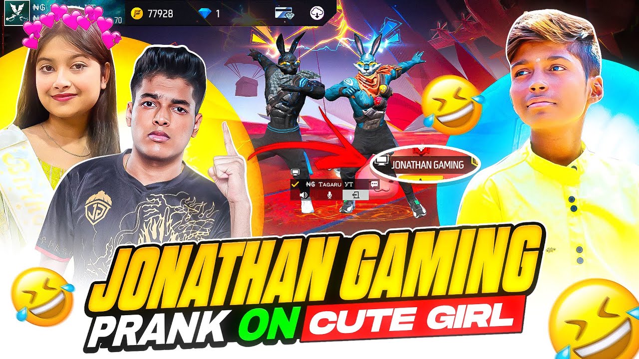 Jonathan Gaming Prank On Cute Girl Streamer  💥🔥 @Nonstop Gaming