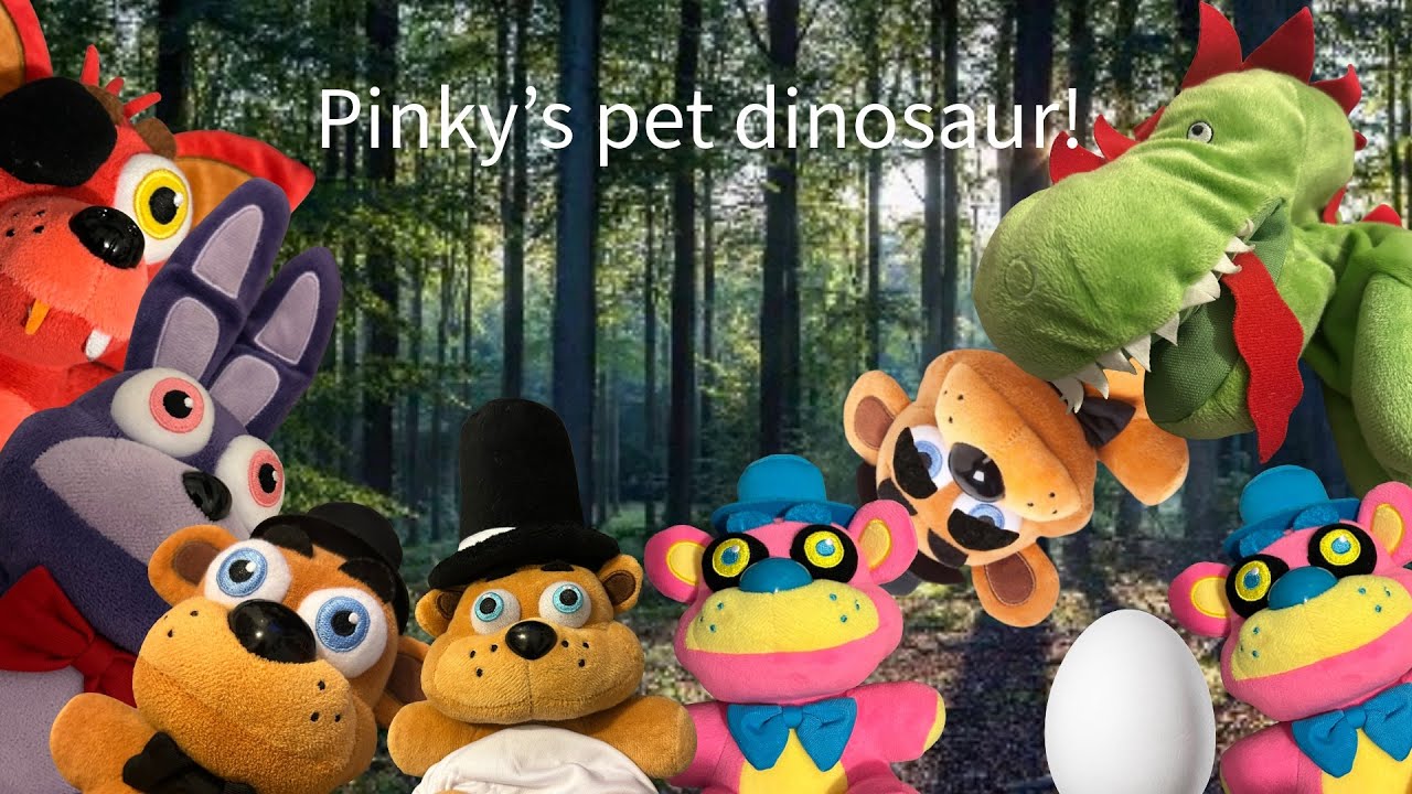 Pinky’s pet dinosaur! ￼