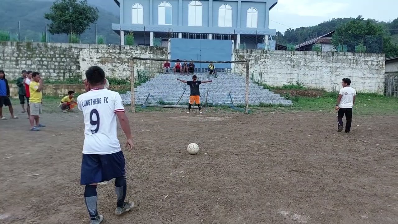 Best Penalty shootout Leilon Premier League FC Conqueror (Orange) vs Lungtheng FC (White)