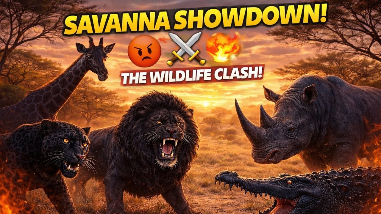 Vídeo com @DarkRoses88, Savanah Life🦁🐆,(Parte 12) Leopardo e Leão🦁🐆.