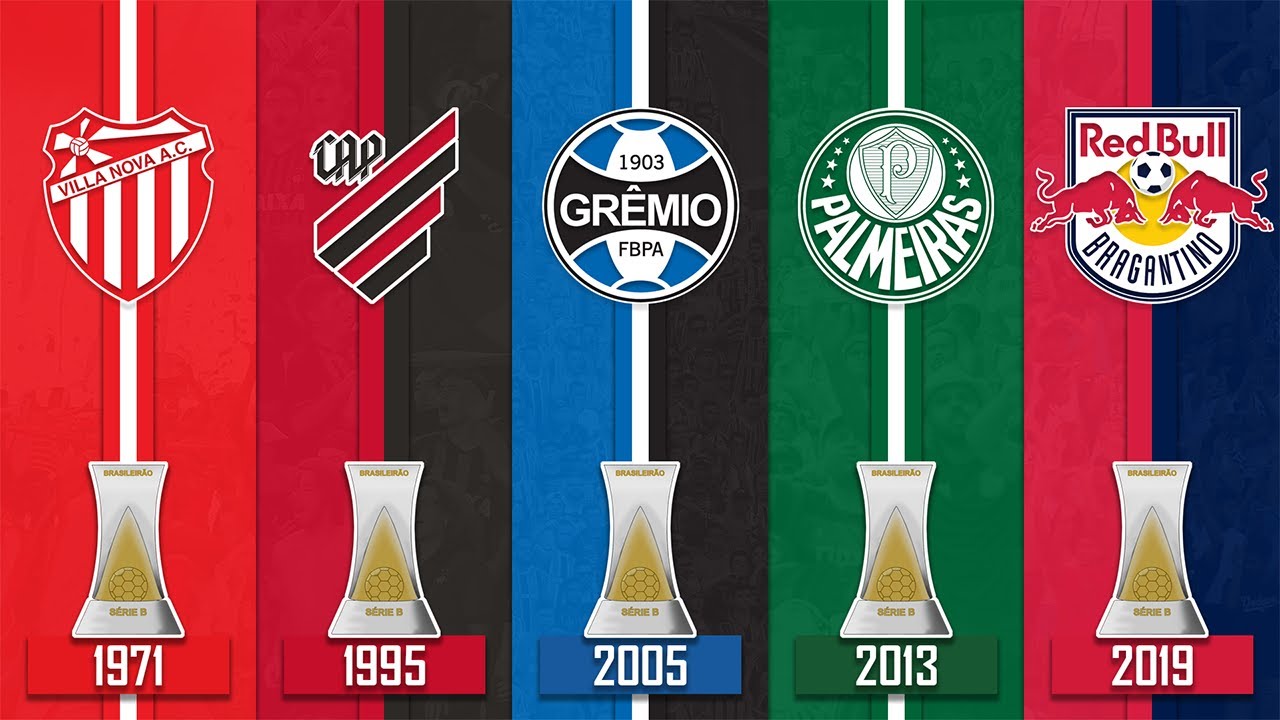 Todos os Campeões da Série B - (1971 a 2019)