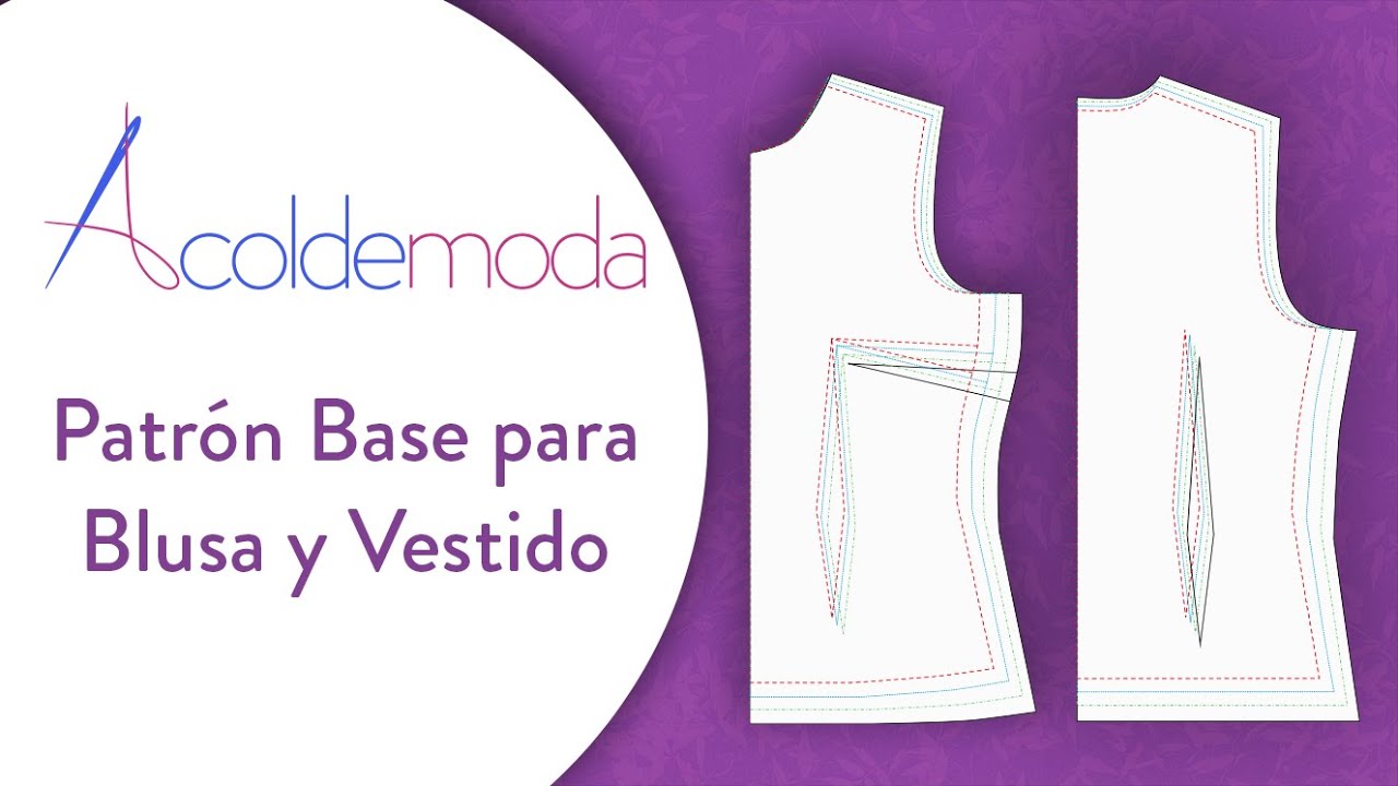 Patr&oacute;n Base para Blusa y Vestido - DIY - Paso a Paso