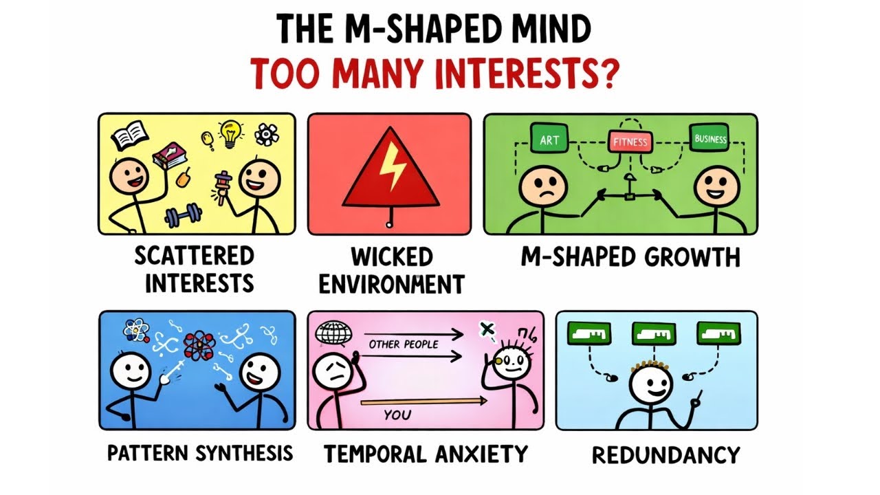 Too Many Interests The Psychology of the M Shaped Mind