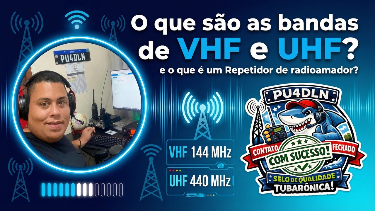 O que são as bandas de VHF e UHF? È o que é Repetidoras de Radioamador?