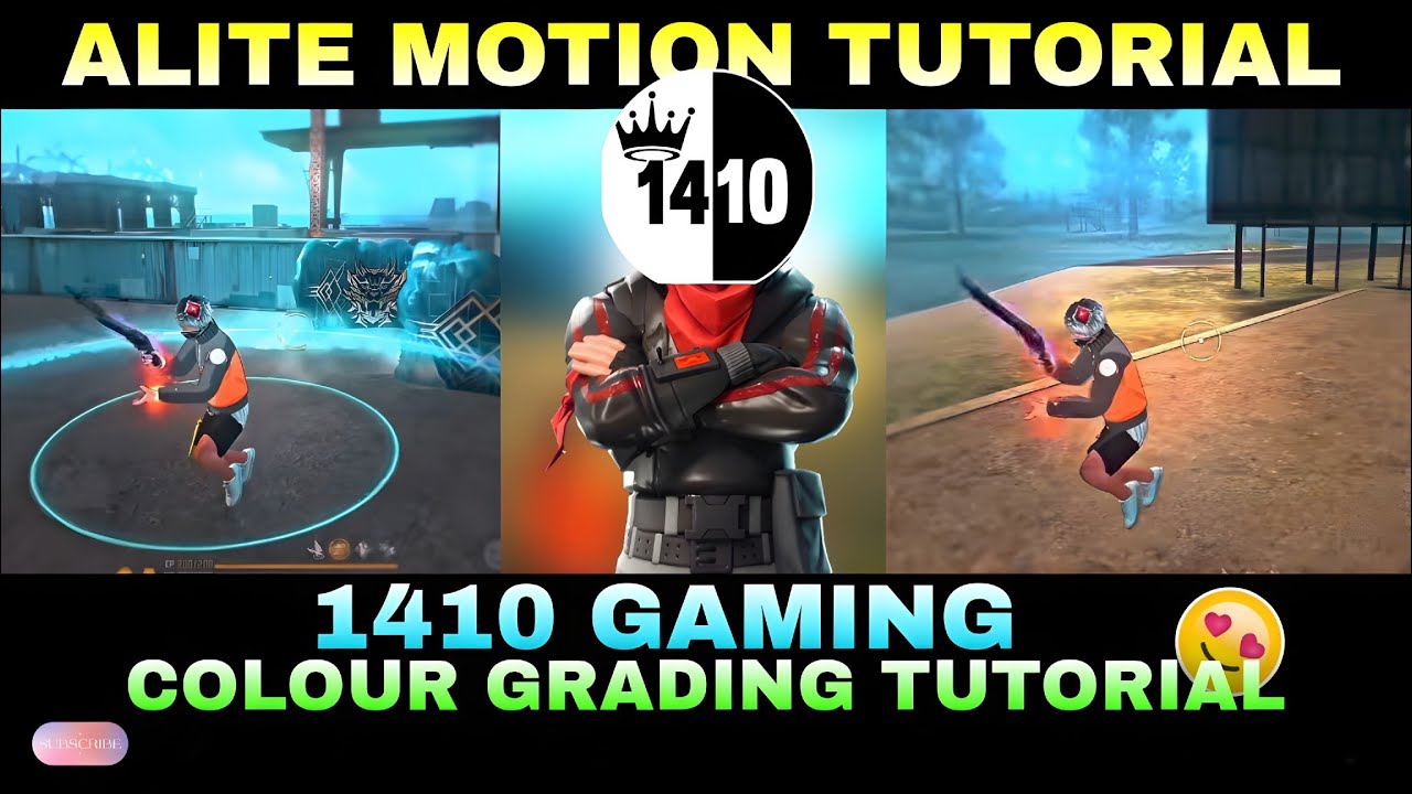 1410 Gaming 💥colour  grading tutorial ❤️ | alite motion tutorial|| XML file tutorial ❤️