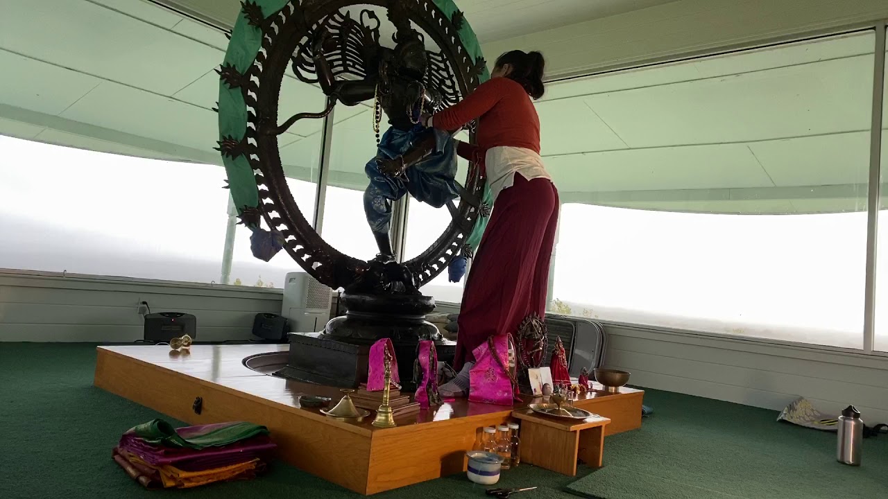 Dressing Lord Nataraj