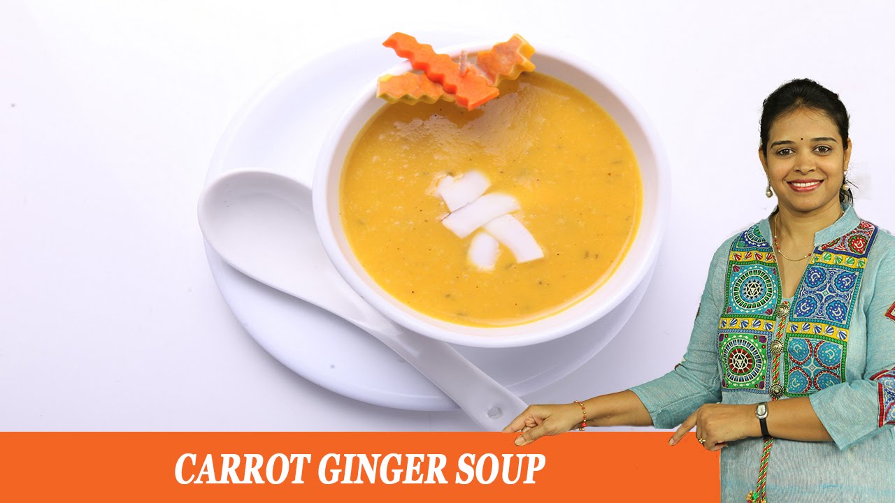 CARROT GINGER SOUP - Mrs Vahchef