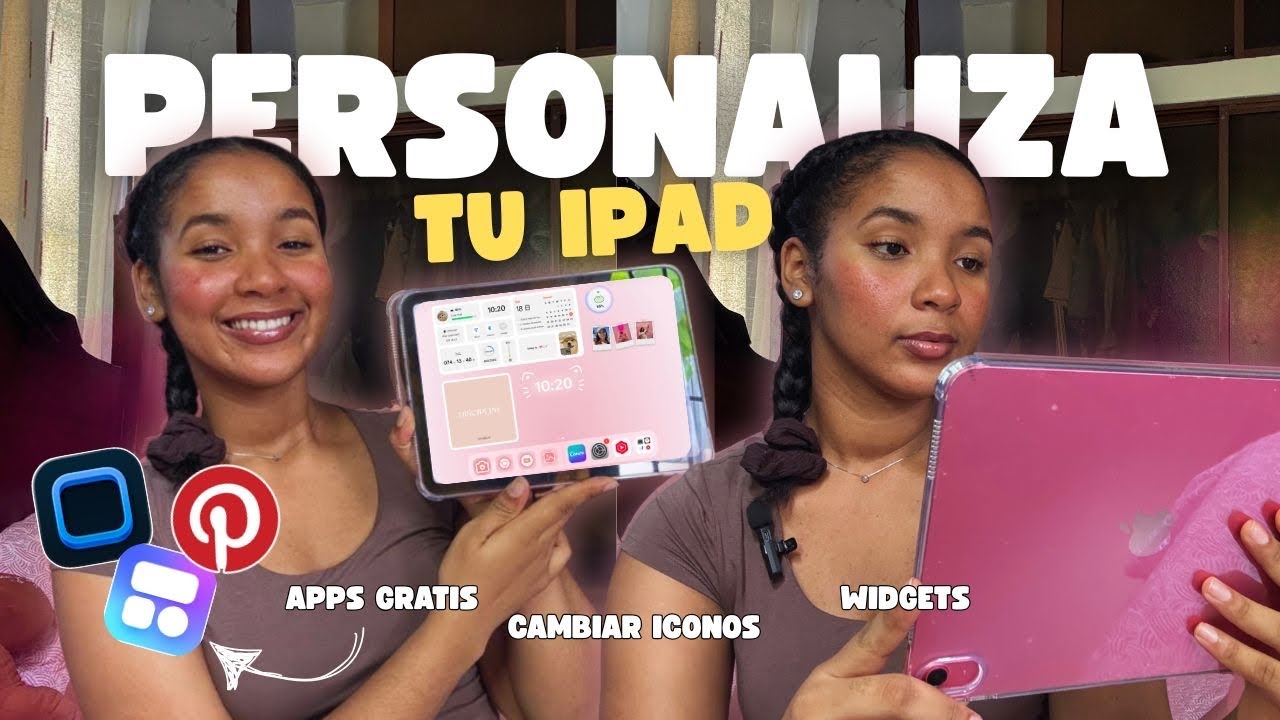 Cómo Personalizar tu IPAD estéticamente 🎀 APPS GRATIS: iconos, widgets y fondos únicos
