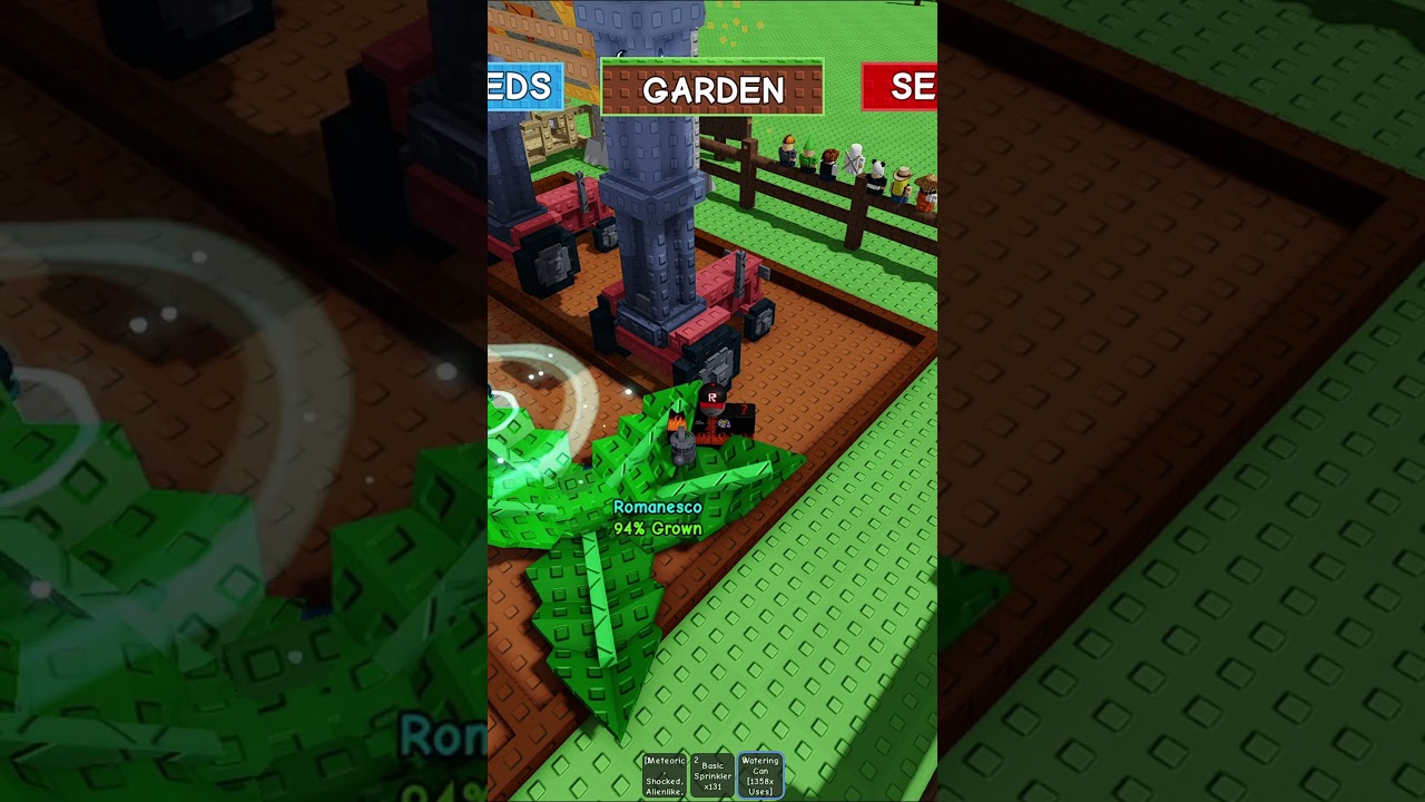 FIRST ROMANESCO IN STOCK GROW A GARDEN #growagarden #romanesco #roblox