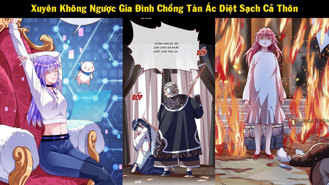 FULL || Xuyên Không Ngược Gia Đình Chồng Ác Độc Diệt Sạch Cả Thôn | Truyện Tranh Xuyên Không Kinh Dị
