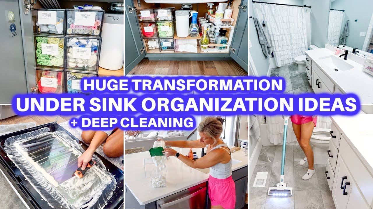 NEW! EXTREME ORGANIZE + CLEAN WITH ME | KITCHEN ORGANIZATION IDEAS DEEP CLEANING CLEANING MOTIVATION