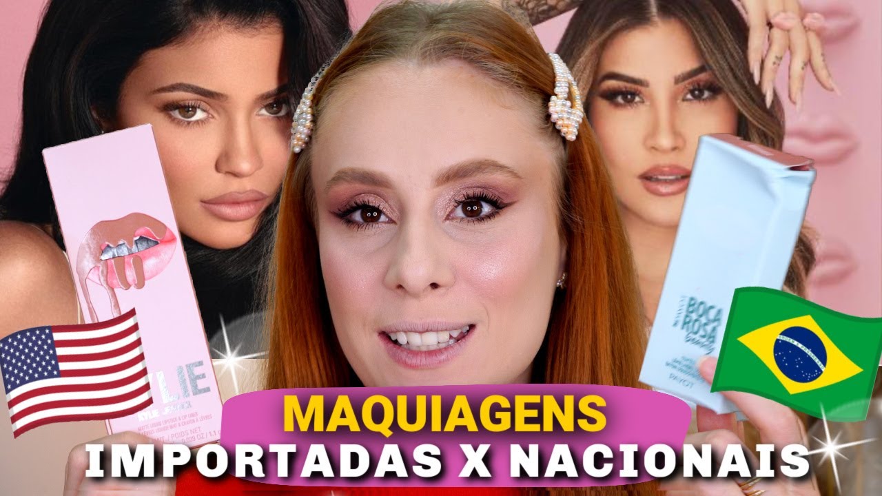 MAQUIAGEM das BLOGUEIRAS que SUBSTITUEM as IMPORTADAS