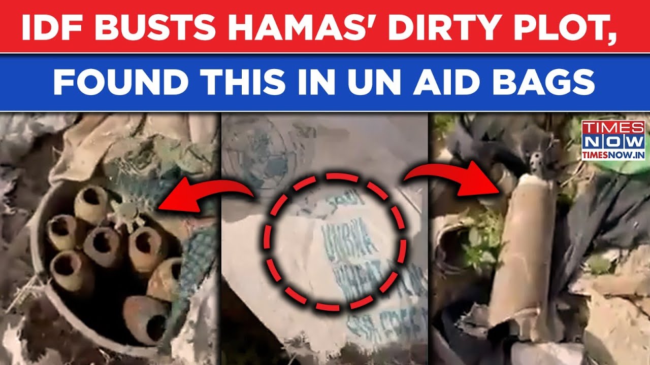 IDF's Video Proof: Hamas' Dirty Smuggling Plot Busted, Israeli Troops Found This In UN Aid Bags
