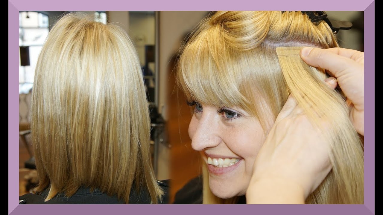 FMA FRISEUR - BLONDE TAPE EXTENSIONS ANBRINGEN LCP Extensions - Februar 2016