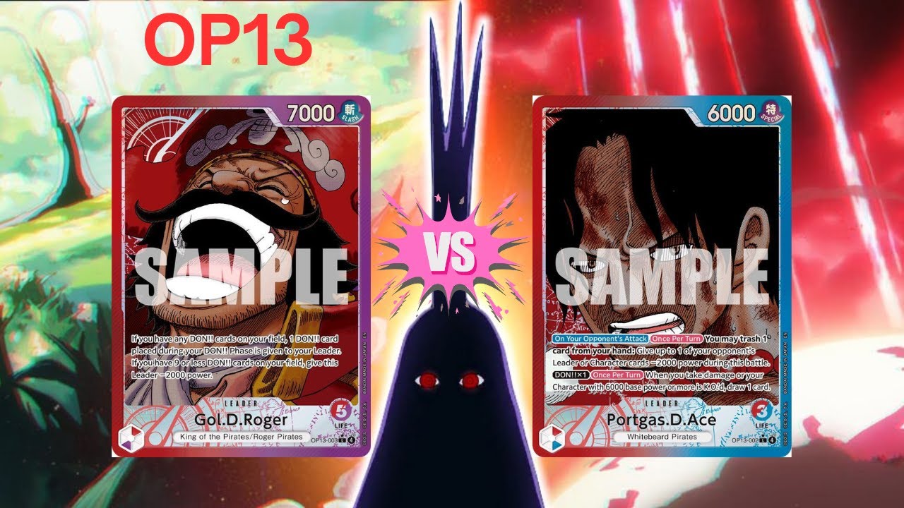 [OP13] Финал Кубка Сокровищ! One Piece TCG: Роджер против Эйса