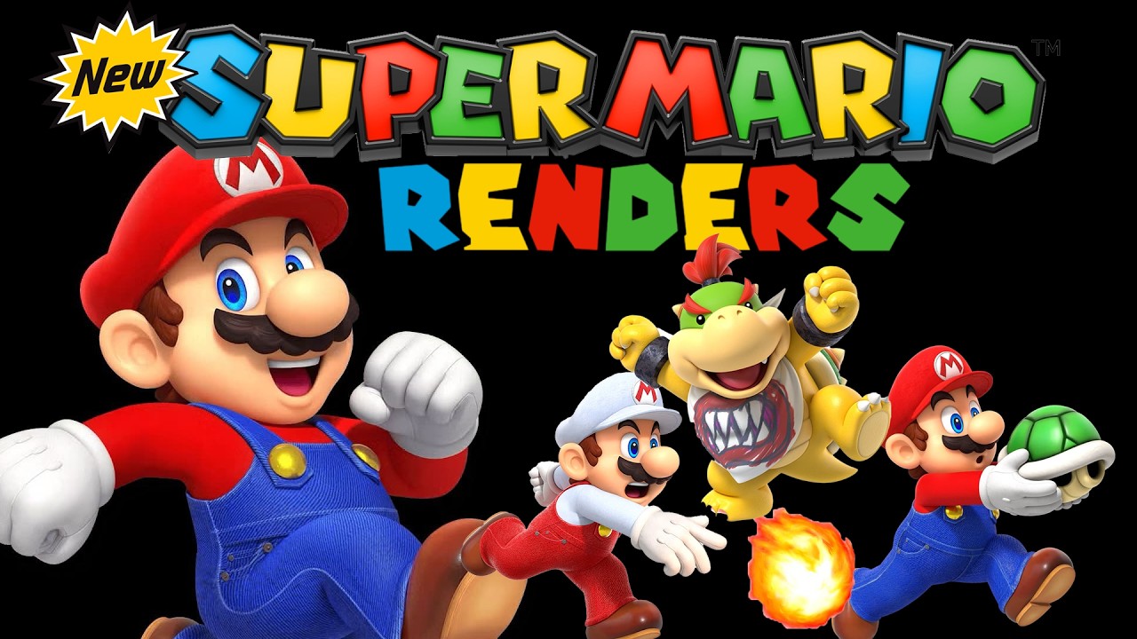 Mario Logo Got a Major Upgrade! + NEW Renders too!