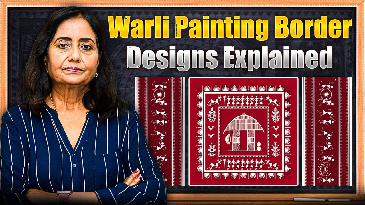 Warli Painting Border Designs Explained | Traditional Borders in Warli Art | Raj Adholiya