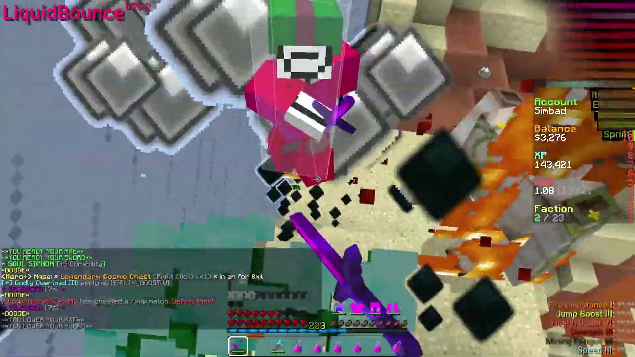 Dieng in best Yeti on Dungeon Planet & A lot of Yeti kills! CosmicPvp #HackingMontage