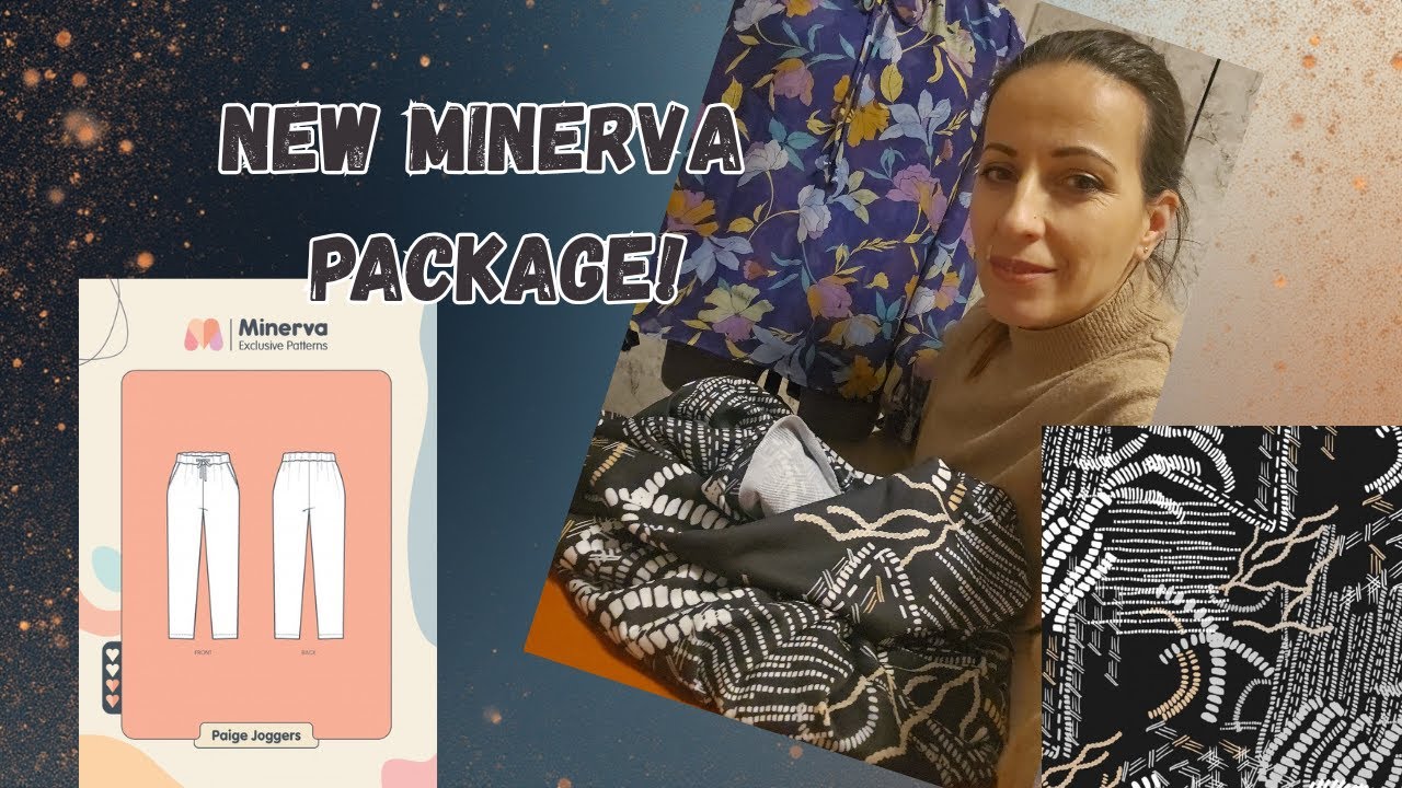 Новая #ткань и #выкройка для шитья от #Minerva! #распаковкаткани