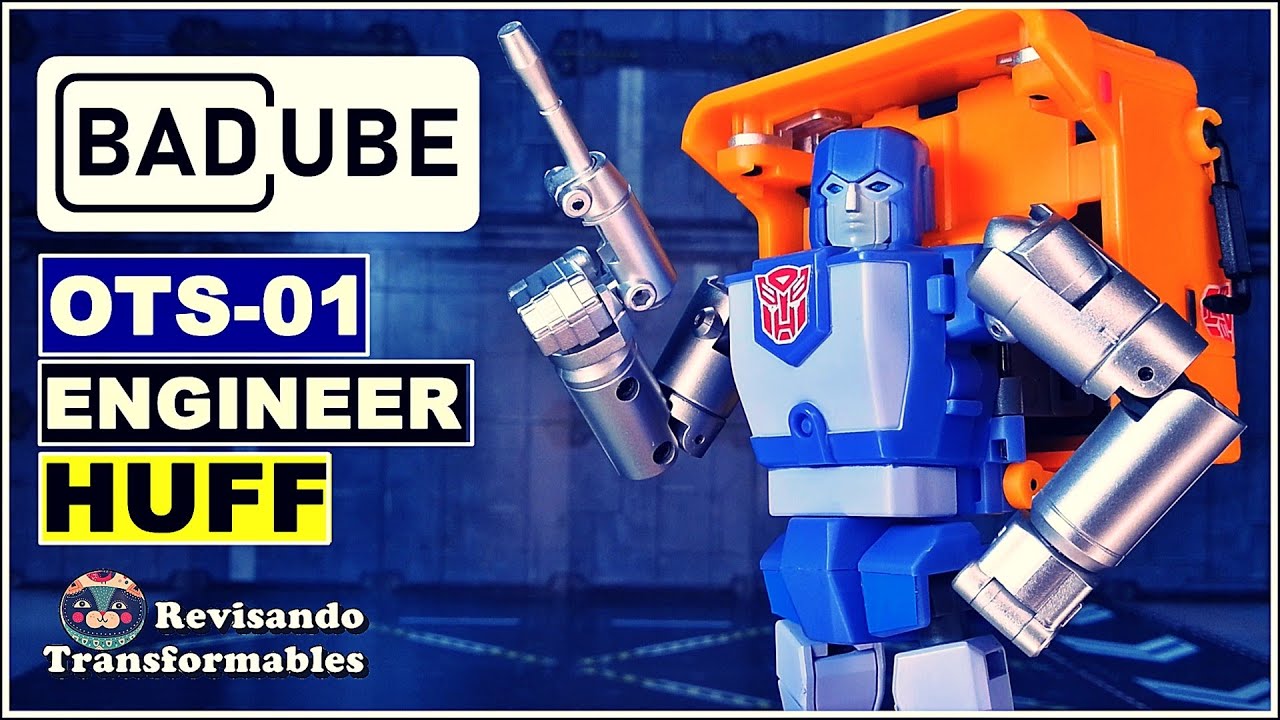 BadCube OTS-01 Engineer Huff Old Timer Series Masterpiece Transformers G1 Huffer