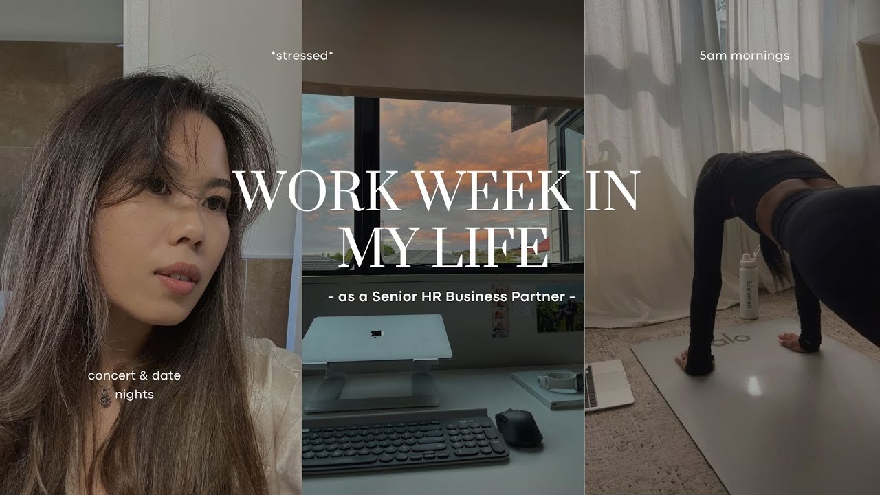 ✿‧˚8-5 work week as an HR Business Partner: early mornings, managing stress, anniversary dinner