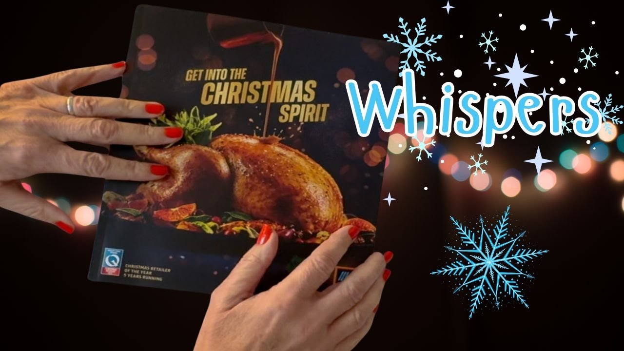 ASMR Whispers: Рождественский журнал Aldi