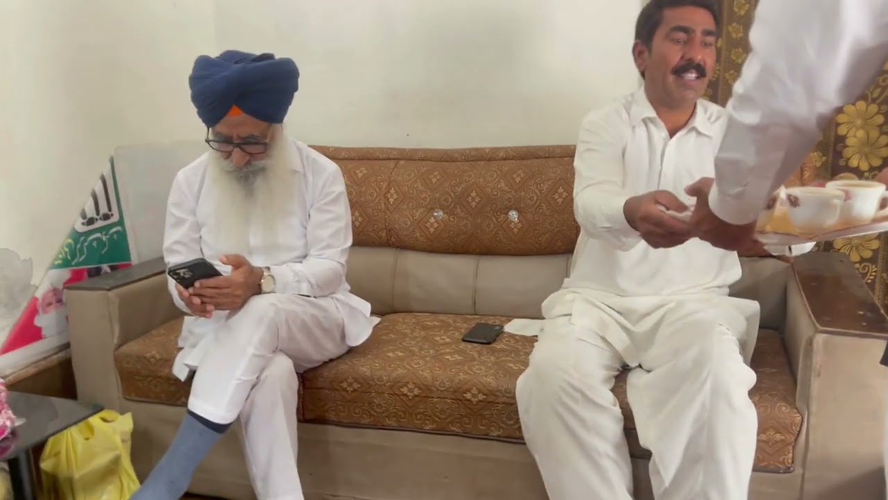 Gurcharan Banvit's Surprising visit of My Village  and honored me by a shield