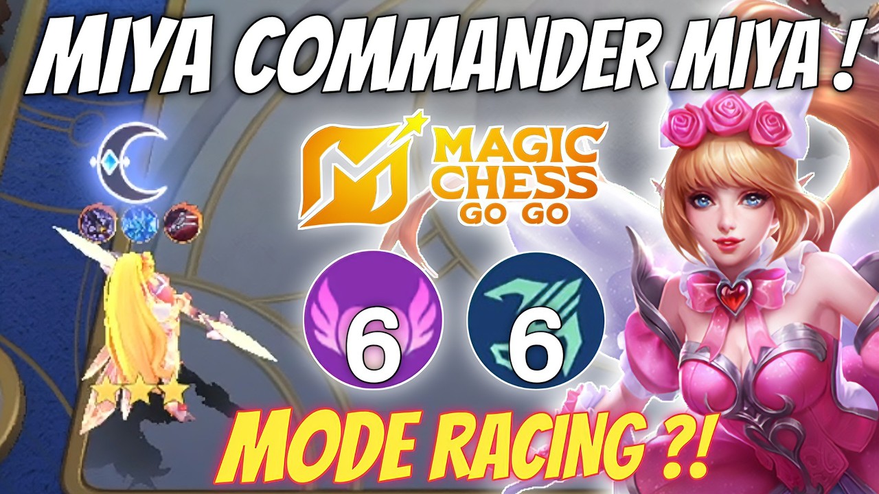 COMBO PUSH RANK SIMPLE !! HYPER MIYA COMMANDER MIYA Magic Chess Go Go Mobile Legends Bang Bang