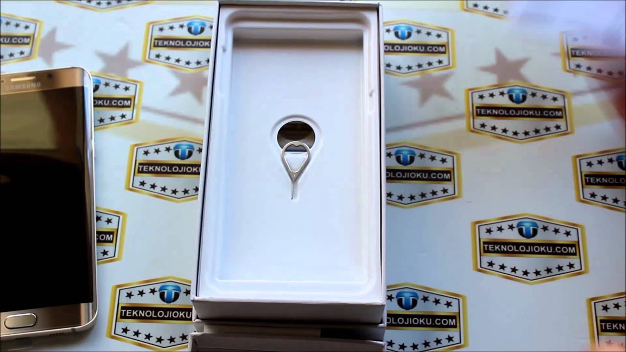 Galaxy S6 Edge + kutu açılış videosu