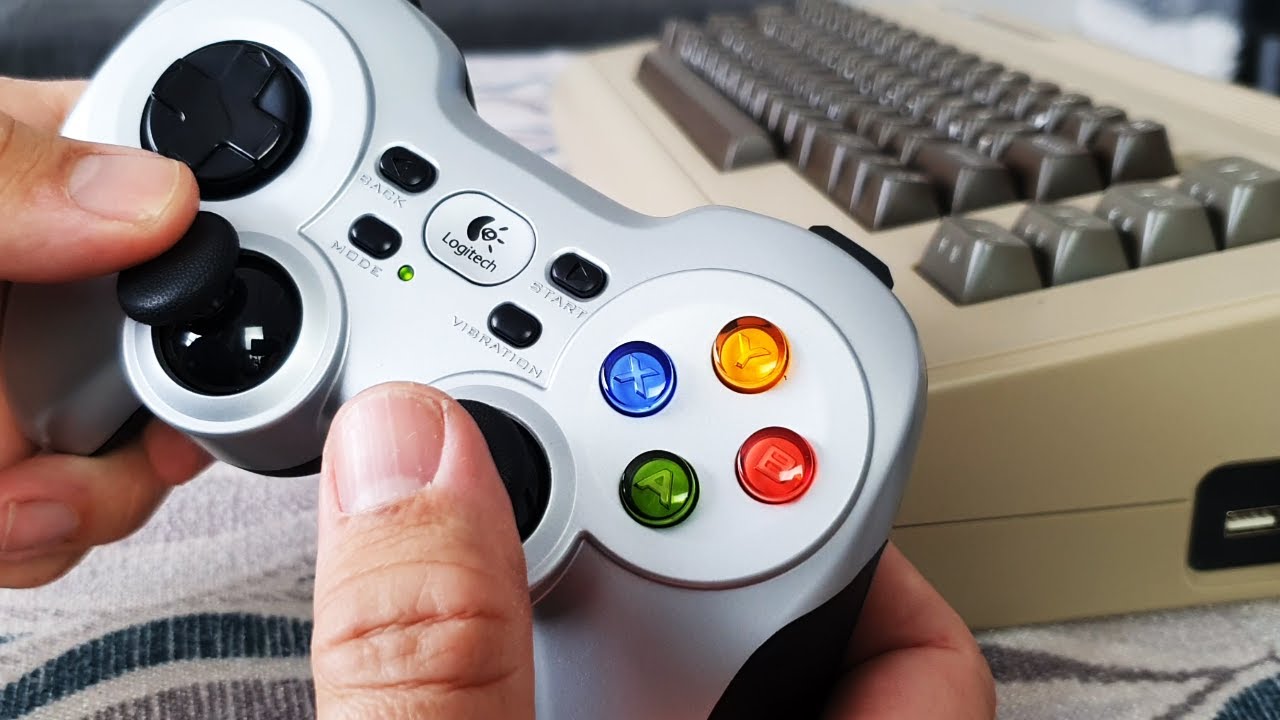 The Best Wireless Joystick for TheC64? Logitech F710...Yep!