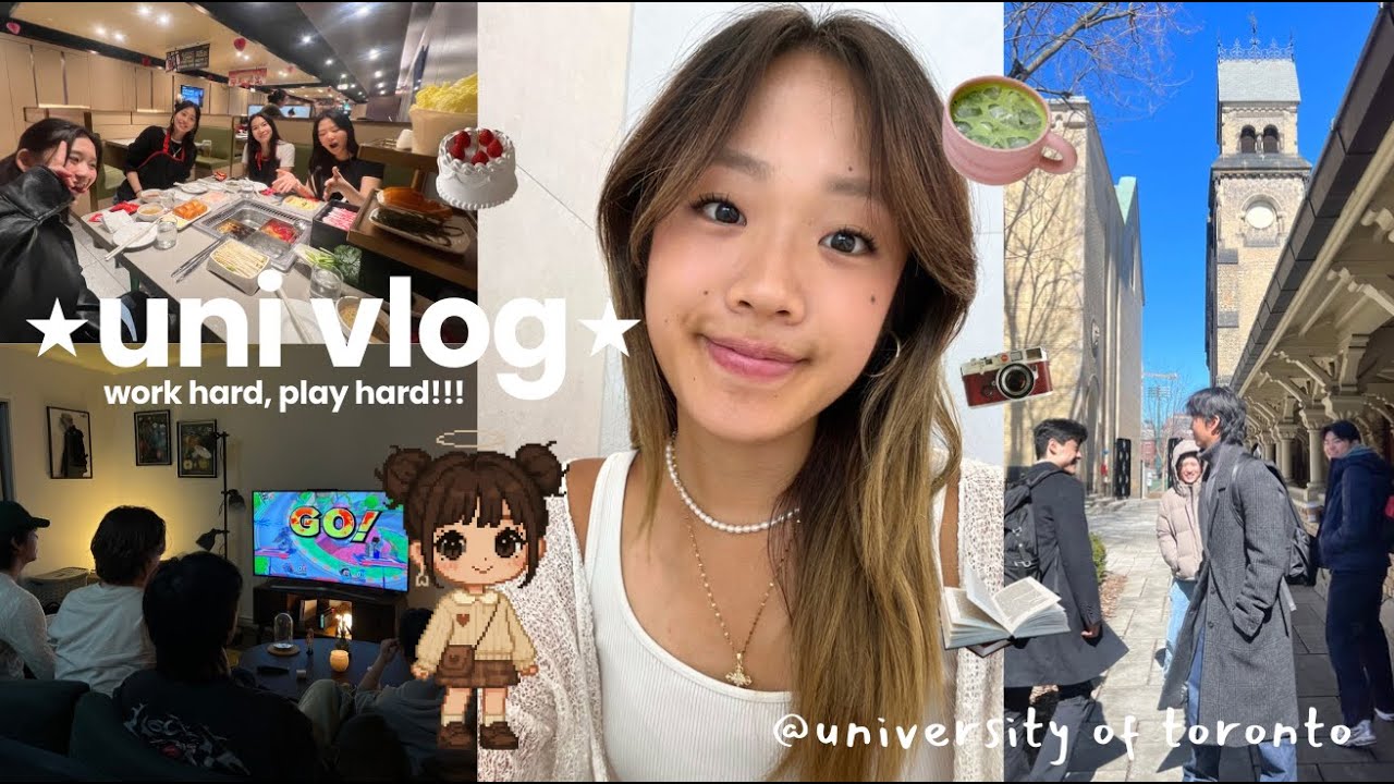UNI VLOG 🎐 | campus spots, clubs, office tours, friends @uoft
