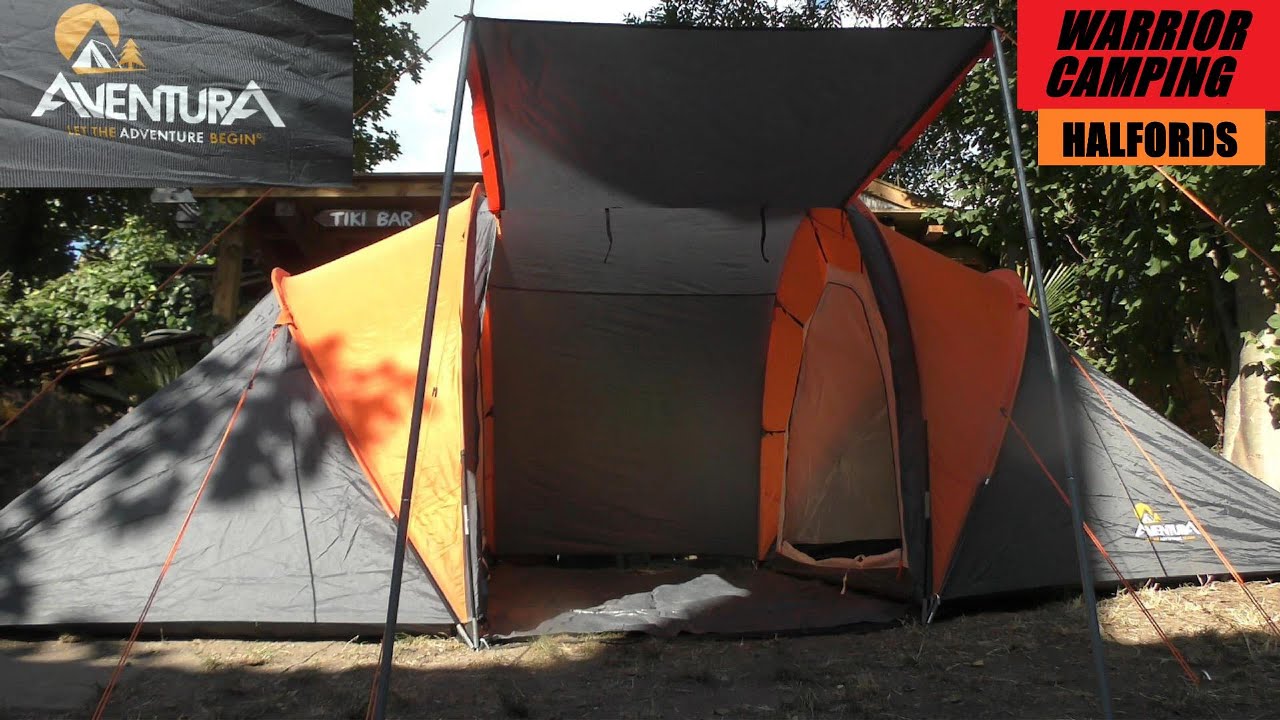 THE HALFORDS AVENTURA A GREAT BUDGET TENT CAMPING HIKING BACKPACKING BUSHCRAFT FAMILY CAMPING CHEAP