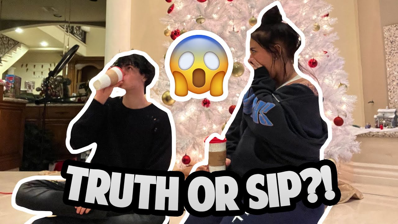 TRUTH OR DRINK w/ MY NEW BOYFRIEND **drama** (vlogmas)