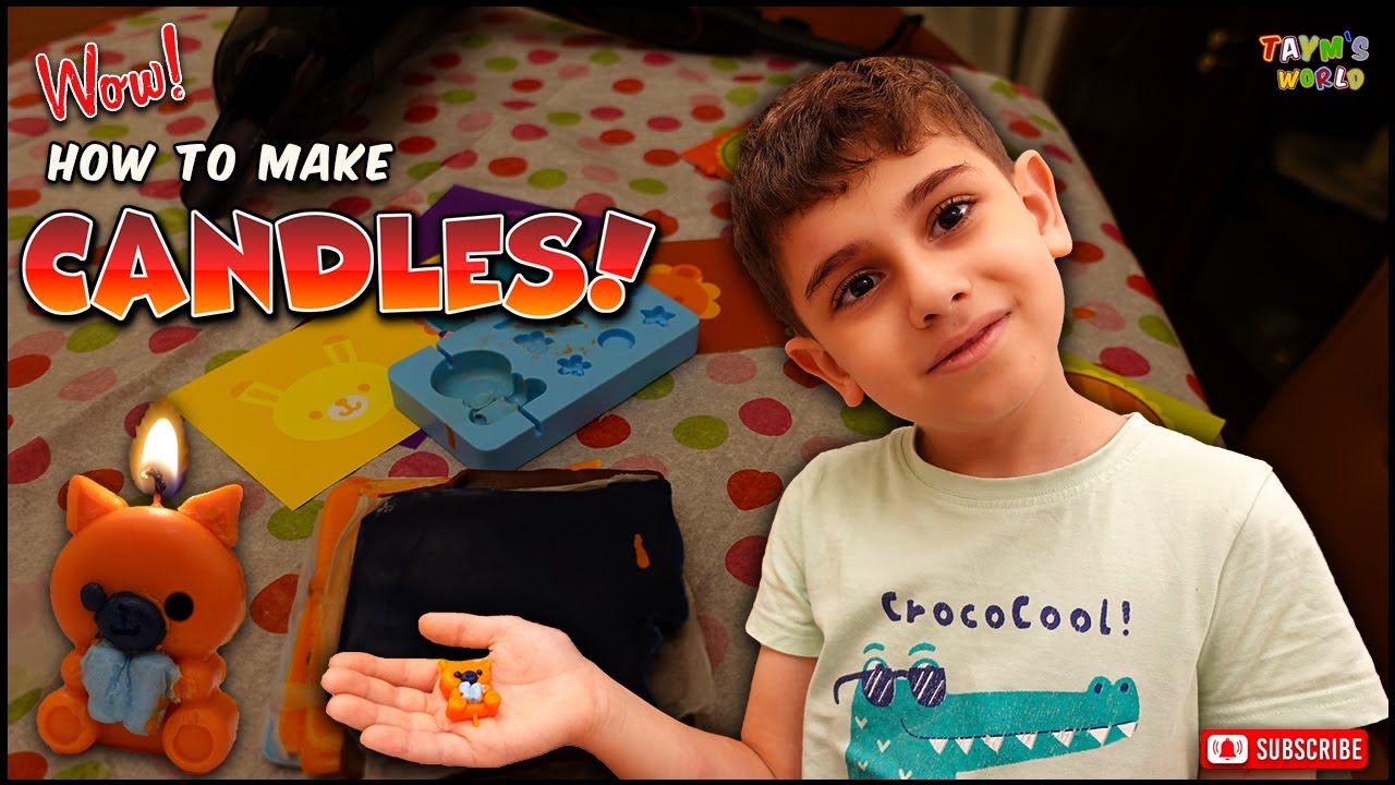 How To Make Adorable Mini Animal Candles At Home | DIY Candle Making Fun | كيفية صنع شمعة في المنزل