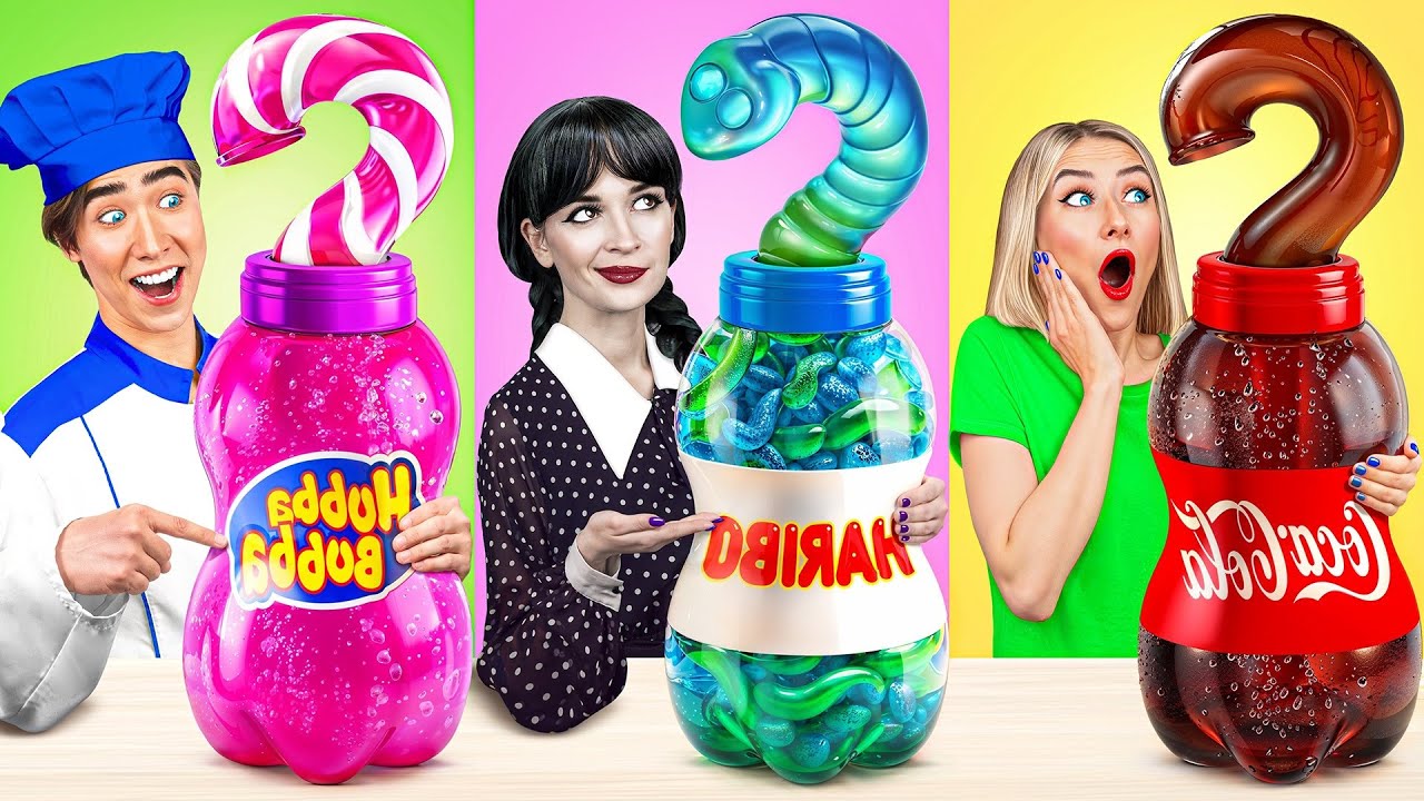 Wednesday vs 할머니 요리 챌린지 | 웃긴 음식 전쟁 Trend DO Challenge