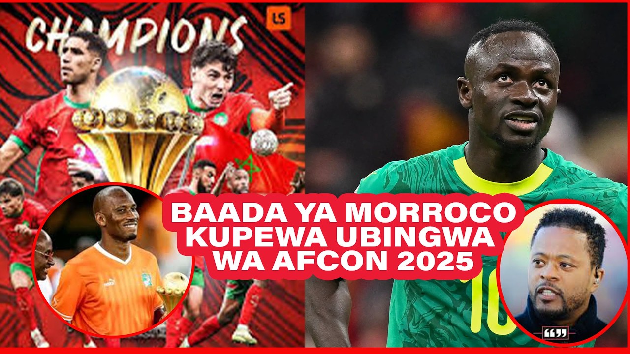 WADAU WAFUNGUKA MOROCCO KUPEWA UBINGWA WA AFCON