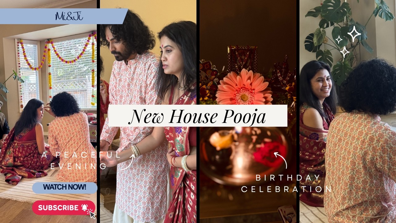 Housewarming Pooja 🏠✨ + Birthday Celebration 🎂 | Missing Family, Blessed With Friends ❤️