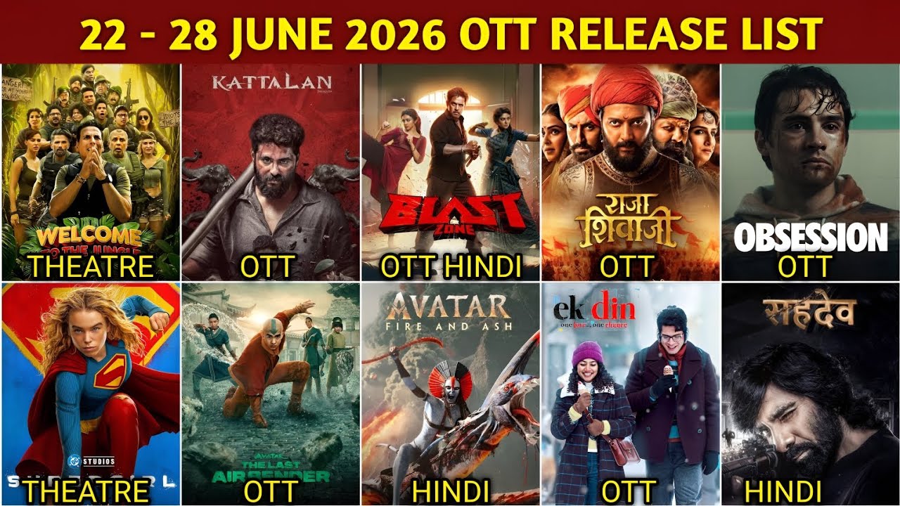 This Week 22 - 28 June OTT Release Movies & Web Series Update | Blast Hindi OTT | Netflix, Zee5