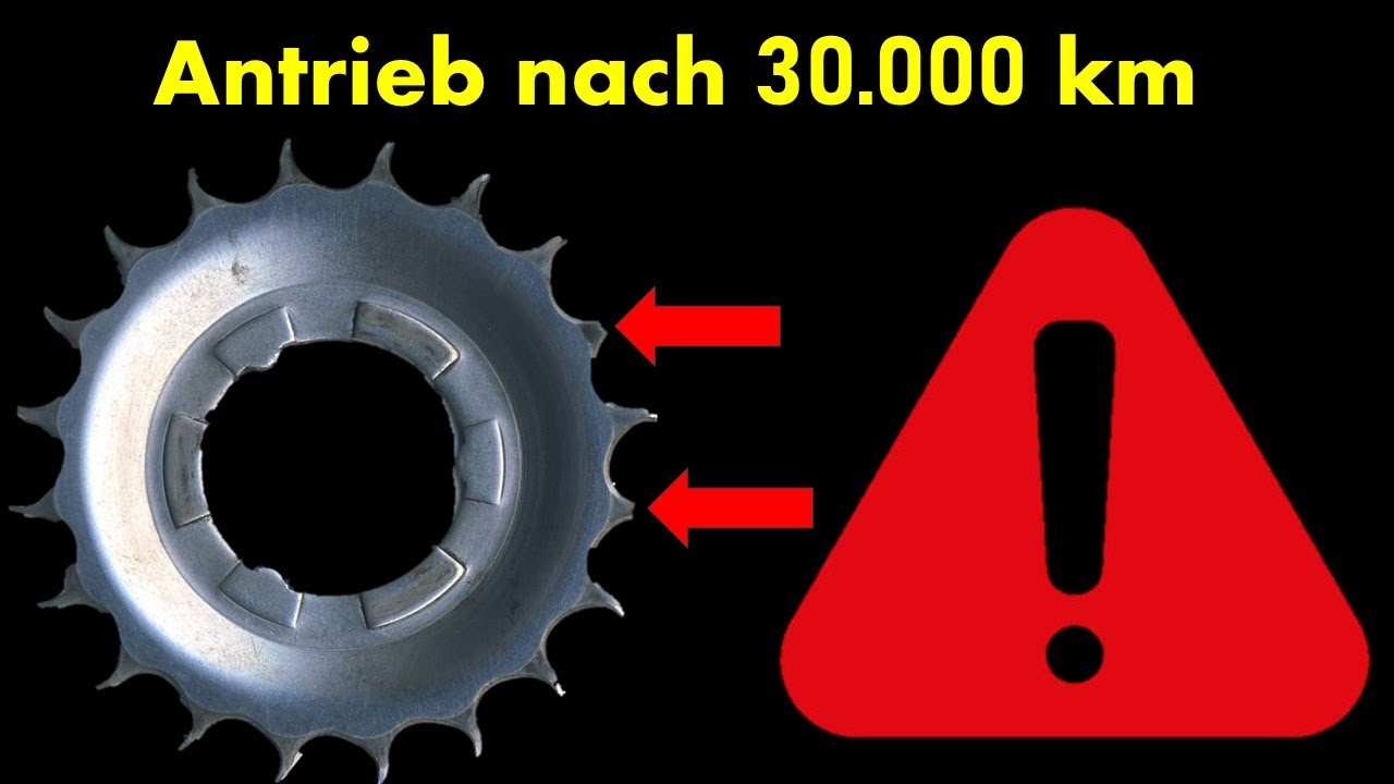 Verschlei&szlig;-Vergleich Antrieb Singlespeed nach 30.000 km