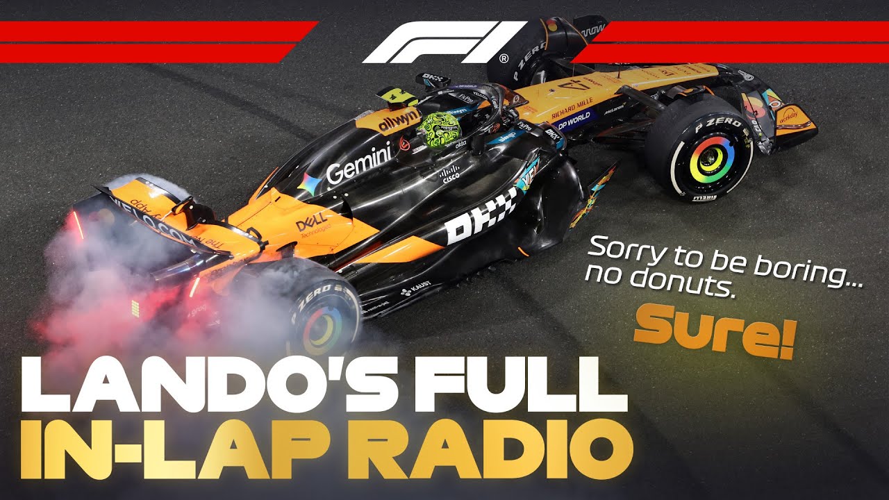 Lando Norris' In-Lap IN FULL | 2025 Abu Dhabi Grand Prix