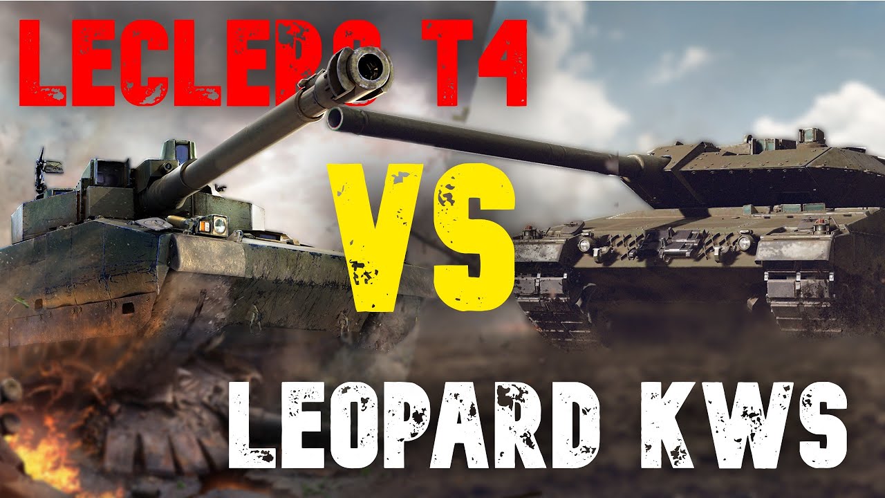 Leclerc T4 Vs Leapard KWS III - Tank Comparison: 14K Damage: WoT Console - World of Tanks Console
