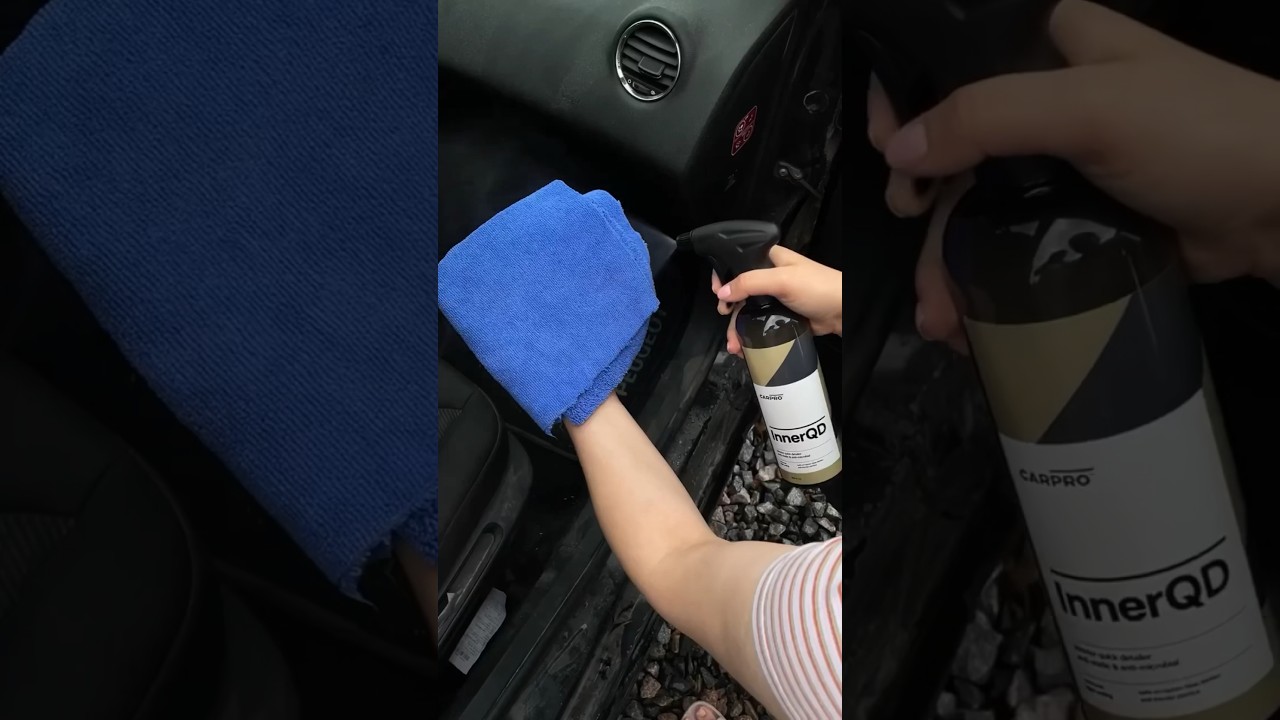 CarPro InnerQD😱🤯 #detailing #detailingcars #detailingworld #autodetailing #carcleaning #autoclean