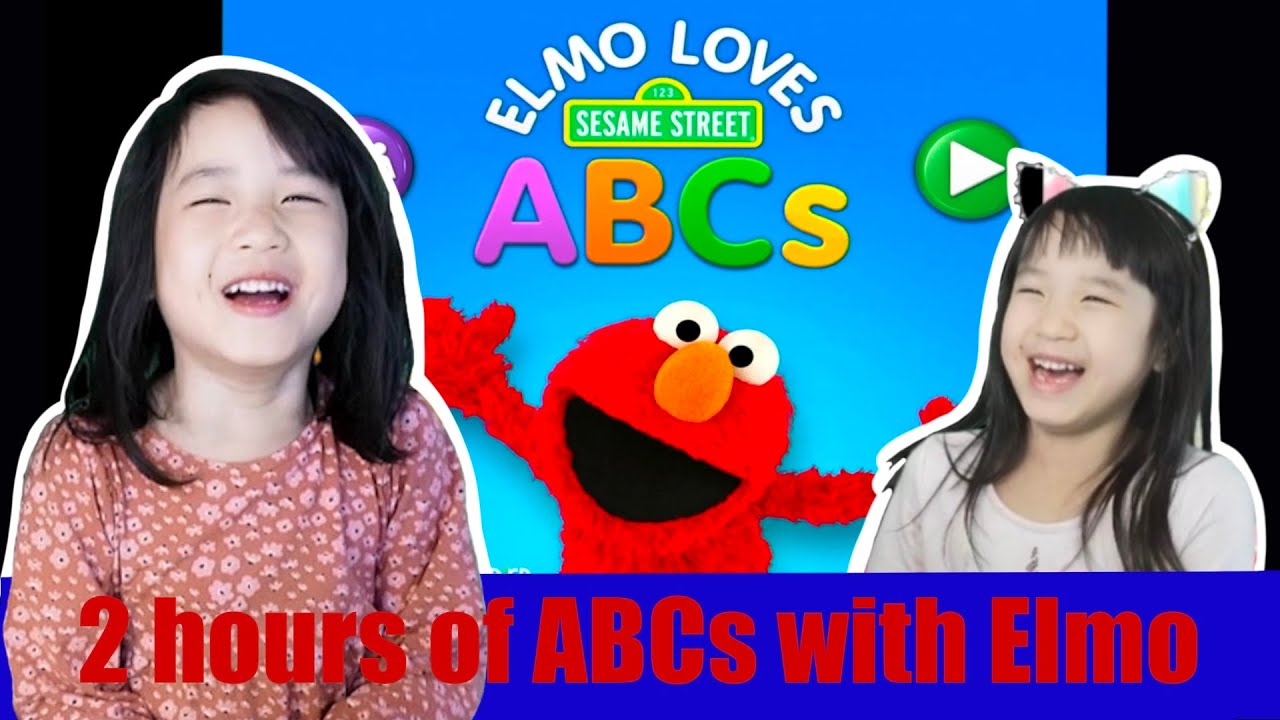 Over 2 hours of Elmo Loves ABCs gameplay with Ella and Mommy | Fun learning video compilation