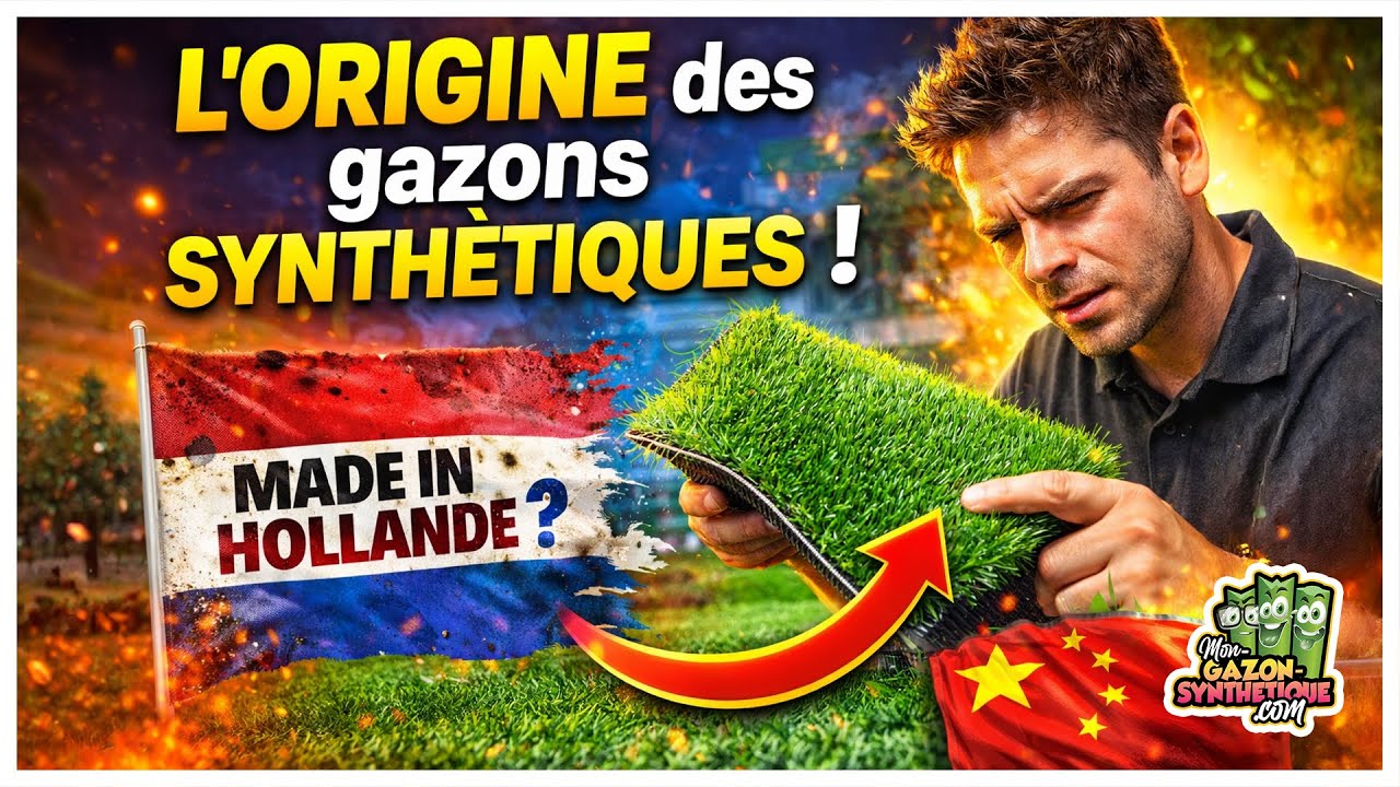 Made in Hollande : la vérité sur l’origine réelle du gazon synthetique (et comment la reconnaître) !