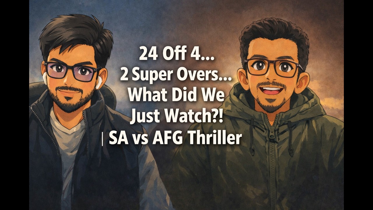 24 Off 4… 2 Super Overs… What Did We Just Watch?! | SA vs AFG Thriller