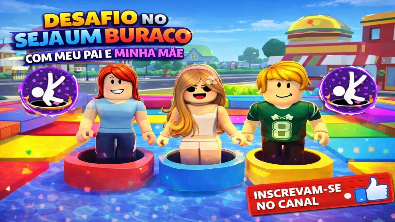 DESAFIO NO SEJA UM BURACO COM MEU PAI E MINHA MÃE