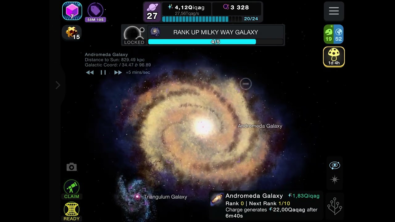 Unlock new Andromeda Galaxy 
